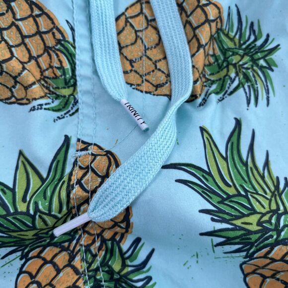 Trinity Collective Swim Shorts Mens Medium Mesh Lined Pineapple Graphic* - Picture 5 of 12